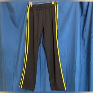 SPLITS 59 NAVY BLUE AND NEON STRIP TRACK PANTS, SIZE SMALL